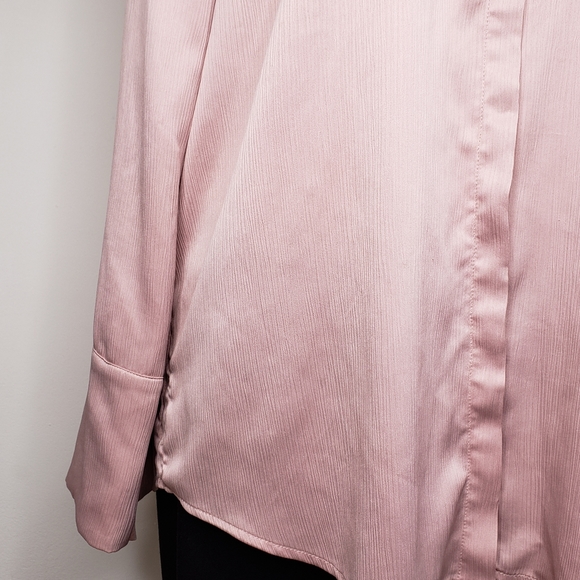 Motherhood tie sleeve button-down maternity, mauve - Picture 14 of 16